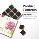 Pink Rose Incense Bricks